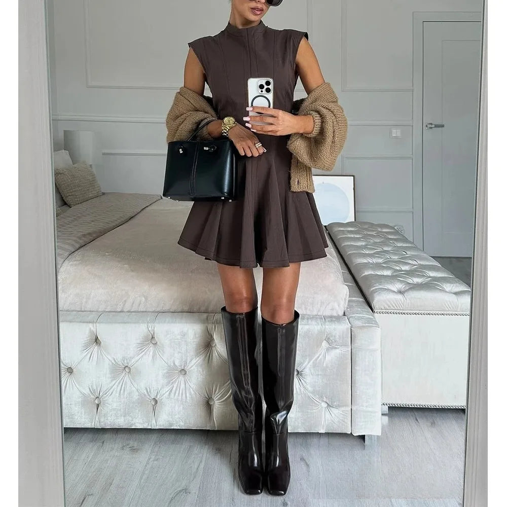 Éline Chic A-Line Mini Dress – High-Class Party Look