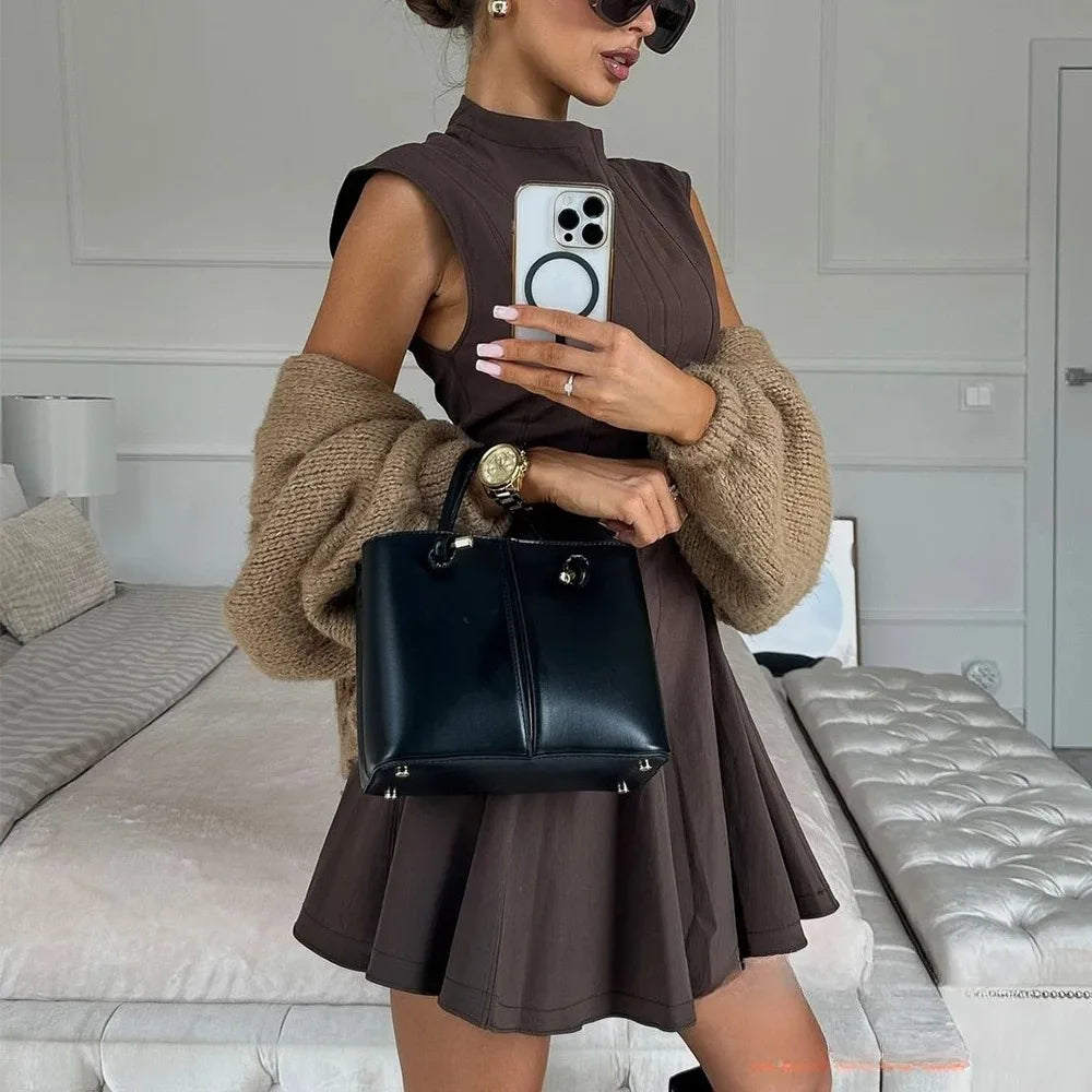 Éline Chic A-Line Mini Dress – High-Class Party Look