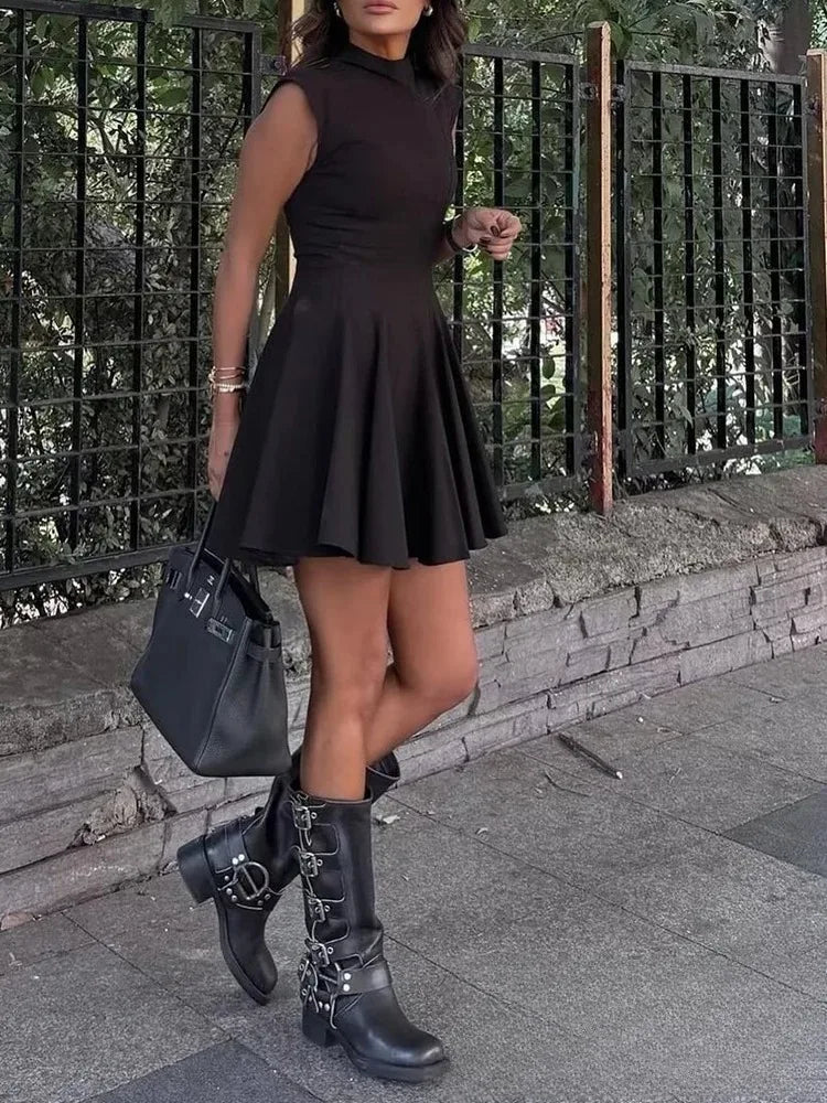 Éline Chic A-Line Mini Dress – High-Class Party Look