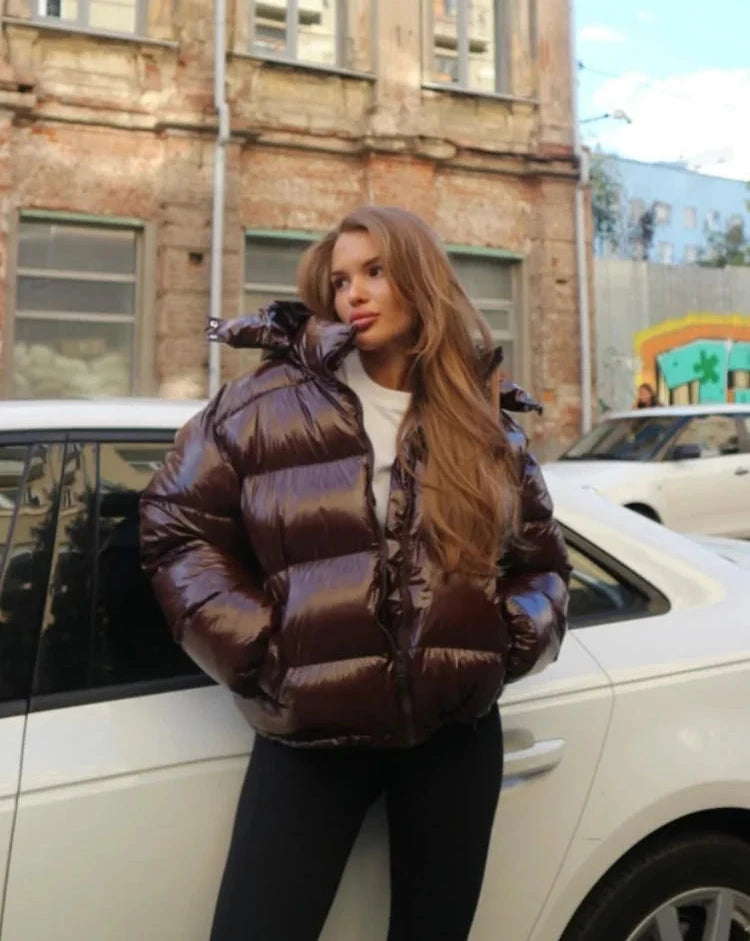 Éline Chic Winter Coat – Premium Puffer Jacket