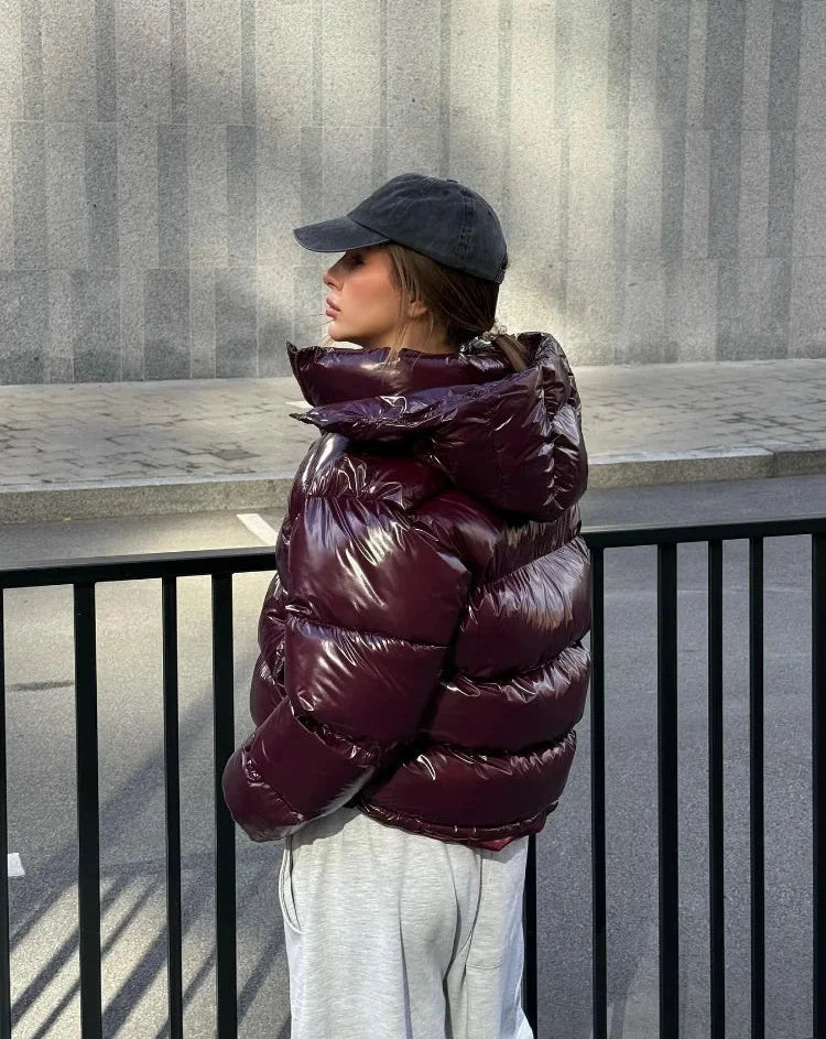 Éline Chic Winter Coat – Premium Puffer Jacket
