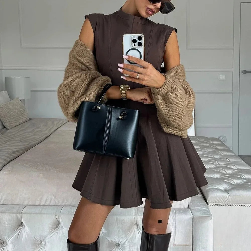 Éline Chic A-Line Mini Dress – High-Class Party Look